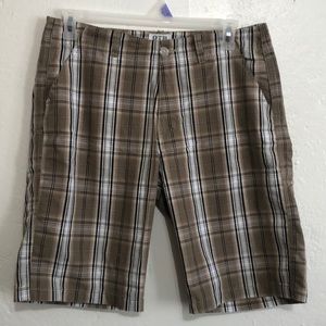 OTB One Tough Brand Plaid Shorts size 34